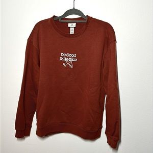 H&M Relaxed Fit Burnt Orange Sweater